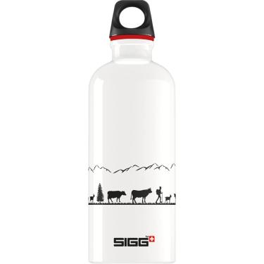 Imagem de Sigg Garrafa de água de alumínio - Traveller - Climate Neutral - para bebidas carbonatadas - à prova de vazamento, livre de BPA - 590 ml