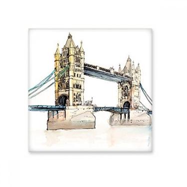 Imagem de Ponte de Londres em Londres Inglaterra azulejos de cerâmica de bisque decoração de banheiro azulejos de cerâmica para cozinha