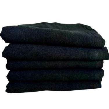 Imagem de Pano de Prato Preto 10 unidades Pano de Copa Cozinha Guardanapo Louça