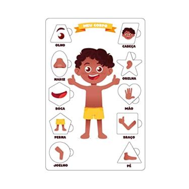 Imagem de Quebra Cabeça Corpo Humano Educativo Madeira Menino
