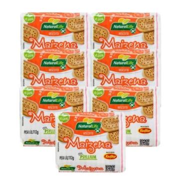 Imagem de KIT 7 Unidades de Biscoito de Maizena Vegano Sem Glúten 112g - Natural Life
