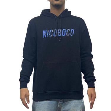 Imagem de Moletom Canguru Janvier Black Nicoboco-Masculino