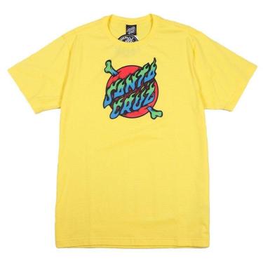Imagem de Camiseta Santa Cruz Death Party Dot Amarelo-Unissex