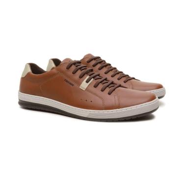 Imagem de Sapatênis Masculino Couro Cadarço De Elástico Freeway-Masculino