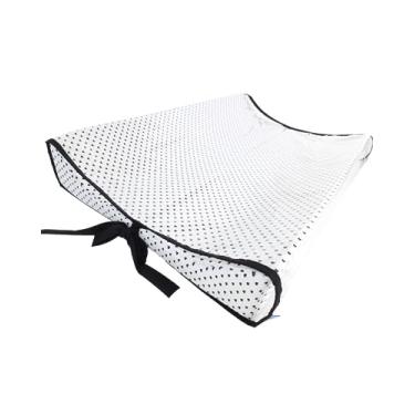 Imagem de Trocador Americano Corações Preto com fundo Branco - Incrível! Bebê Querido