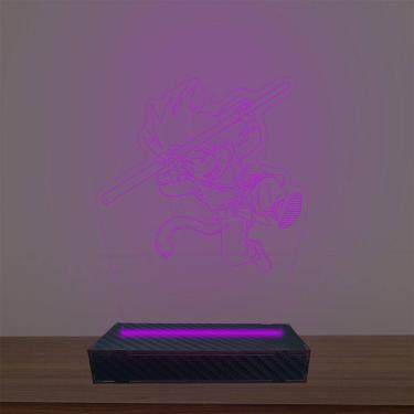 Imagem de Luminária Led 3d Goku Abajur Luxo