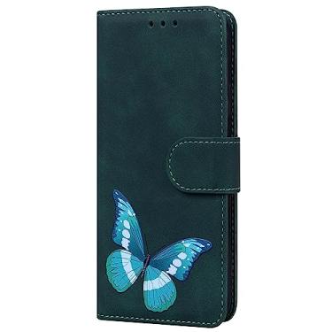 Imagem de HUANGTAOLI Capa flip de couro PU com fecho magnético para Asus ZenFone 9, capa de telefone à prova de choque com slots de cartão para Asus ZenFone 9