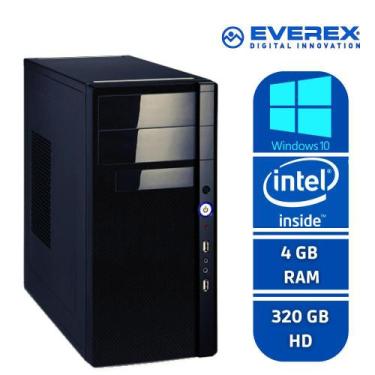 Imagem de Computador Dual Core, 4Gb, 320Gb Hd E Windows 10 - Everex