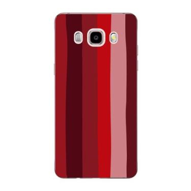 Imagem de Capa Case Capinha Samsung Galaxy  J5 2016 Arco Iris Vermelho - Showcas