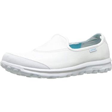 Imagem de Skechers Performance Women's Go Walk Slip-On Walking Shoe, White, 8.5 W US