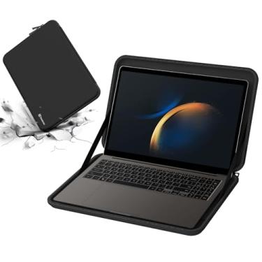 Imagem de Smatree Bolsa rígida e à prova d'água para laptop Samsung Galaxy Book 5/4/3 Pro 360 de 16 polegadas, para Galaxy Book 4/3 Ultra, Samsung Chromebook 4+ de 15,6 polegadas, IdeaPad Gaming 3/3i Gen 7 de