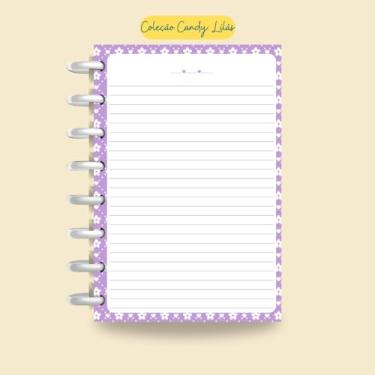 Imagem de Refil Para Caderno de Disco Sistema Inteligente | Lilás (G 11 Furos)