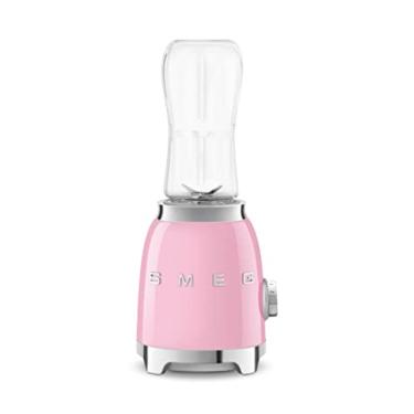 Imagem de SMEG Liquidificador pessoal retrô com 2 frascos PBF01PKUS, rosa
