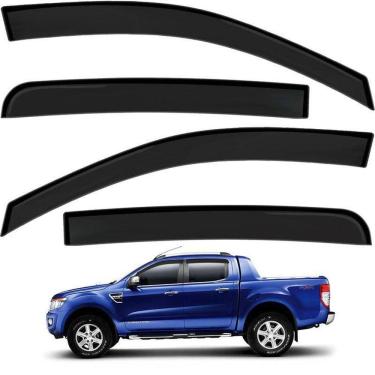 Imagem de Calha de Chuva Ranger 2013 a 2021 CD Defletor Fumê Tgpoli