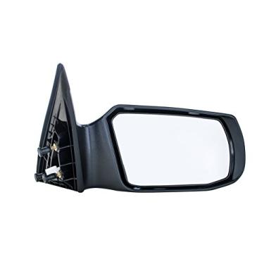 Imagem de Espelho lateral do passageiro compatível com Nissan Altima Hybrid 2007-2011 e Nissan Altima Sedan 2011-2012 não pintado, não aquecido, não dobrável, lado de fora, retrovisor traseiro - Parts Link #: NI1321163