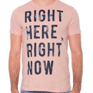 Imagem de Camiseta Masculina Estampada Acostamento Rosa-Masculino