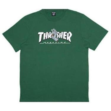 Imagem de Camiseta Thrasher x Santa Cruz Screaming Logo Ver-Masculino