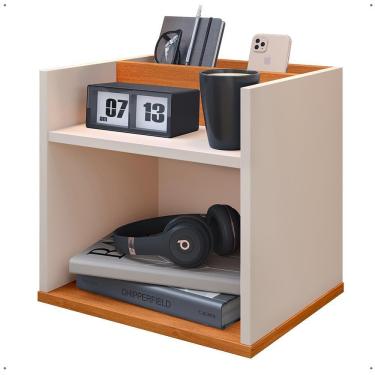 Imagem de Mesa Cabeceira Suspensa Madri Mesinha Nicho Quarto Casal Solteiro Divisória Porta Objetos Decoração Moderna Prateleira Organizadora - Lojas RPM