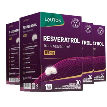 Imagem de Trans Resveratrol 165mg Lauton (Clinical Series) 30 Comprimidos 5un