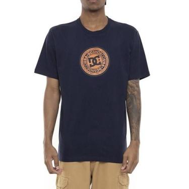 Imagem de Camiseta Dc Shoes Circle Star Masculina Azul Marinho