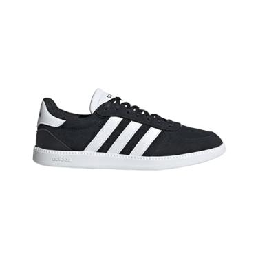 Imagem de adidas Tênis feminino Breaknet Sleek, Preto/branco/preto, 37