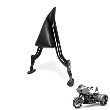 Imagem de Dredoggmoto 40.6 cm Black Road Glide 3 & Freewheeler Sissybar Pad Motorcycle Passenger Backrest Sissy Bar para Harley Davidson FLRT FLTRT 2105-2024