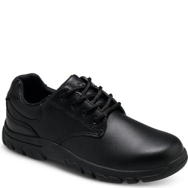 Imagem de Hush Puppies Uniforme Oxford (bebê/criança pequena/criança grande), Preto, 12.5 Wide Big Kid