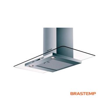 Imagem de Coifa de Parede Brastemp 90 cm Inox 5 e 6 Bocas Timer Autodesligamento BAP90AR