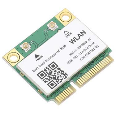 Imagem de Placa de Rede 2.4G/5Ghz, Placa de Rede Sem Fio Mini PCI-E de Banda Dupla, Estrutura Estável para