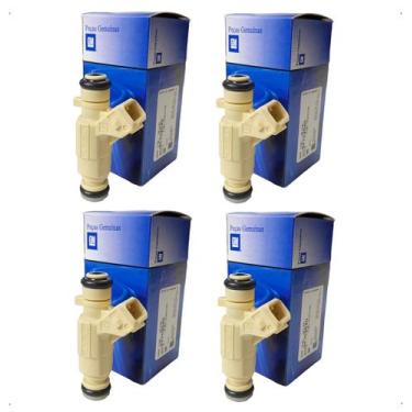 Imagem de KIT 4 Bico Injetor 94702540 Gm Agile Celta Prisma 1.4 0280157104 ORIGI