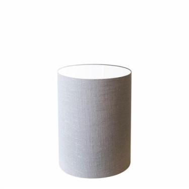 Imagem de Cúpula em tecido cilíndrica abajur luminária cp-4012 18x25cm rustico c