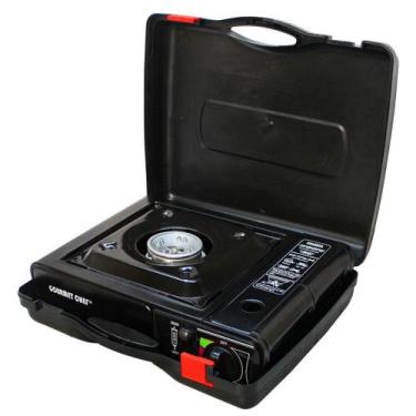 Imagem de Fogareiro portátil automático a gás butano com maleta para camping pra