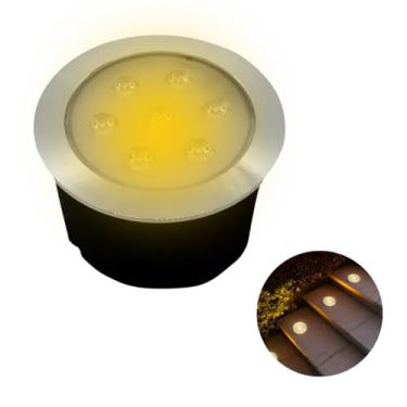 Imagem de Balizador Led Embutir Chão Piso Jardim 7w 3000k Bivolt Ip67