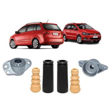 Imagem de Par Kit Batente Suspensão Traseira Spacefox 2004 2005 2006 - QualyKits