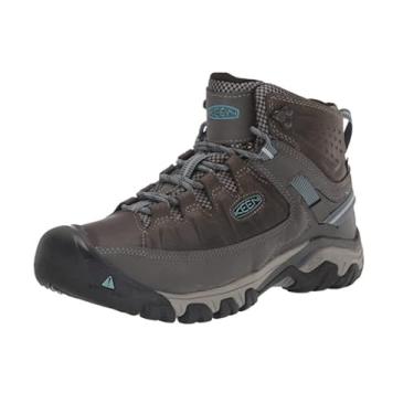 Imagem de KEEN Targhee 3 Bota feminina impermeável para caminhada de altura média, Ímã/azul atlântico, 39