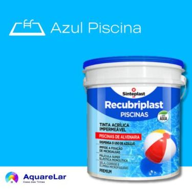 Imagem de Recubriplast Piscinas Sulanplast Azul Piscina - Sinteplast, 3,6L