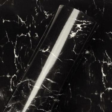 Imagem de Papel de Parede Lavavél Autoadesivo Alltak Decor Marmore Nero 1,00 X  