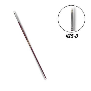 Imagem de Pincel Condor 415-0 Redondo Pelo Natural Cabo Longo