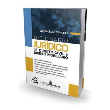 Imagem de Dicionário Jurídico de Direito Civil e Direito Imobiliário - Editora M