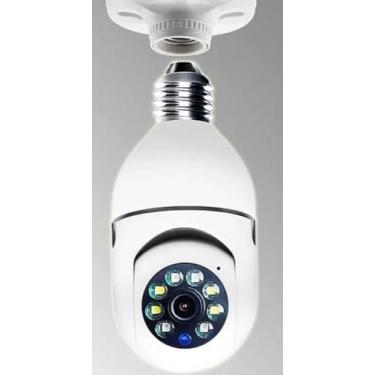 Imagem de câmera lãmpada de segurança com resolução de 2MP visão noturno - dura 