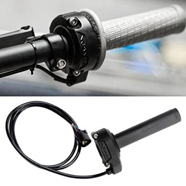 Imagem de URLWALL Conjunto de guidão de acelerador para Sur Ron Light Bee X/S Segway X160 X260, conjunto de alças de giro do acelerador a gás de motocicleta, alça de acelerador de motocicleta elétrica para