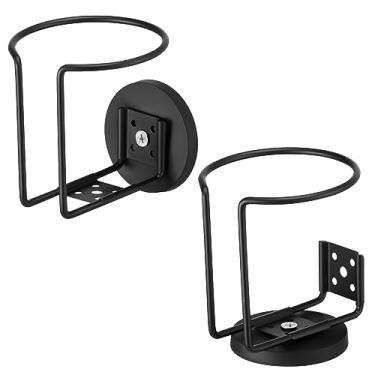 Imagem de Treela Suporte magnético para copos magnético para bebidas, suporte magnético de dupla finalidade, para trator, cortador de grama e caminhão, ônibus escolar, carro, esteira de ferramentas, barco, iate, geladeira, trailer, apartamento, pátio, preto (2)