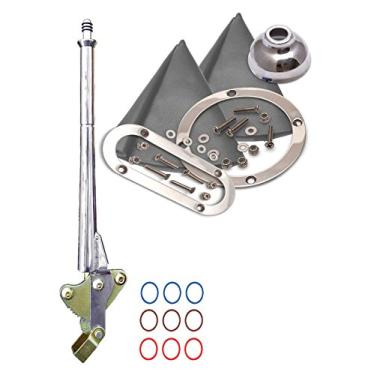 Imagem de American Shifter 396003 Kit de Câmbio (PG 6" E Kit de Acabamento de Braçadeira de Cabo de Freio para D4F85, 1 Pacote)