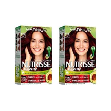 Imagem de Coloração Nutrisse 66.46 Louro Esc Acob Verm/Rubi-Kit C/2Un