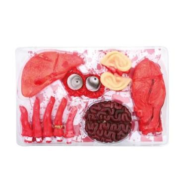 Imagem de Decoração Halloween Órgãos Com Sangue - 12 Itens - Cromus