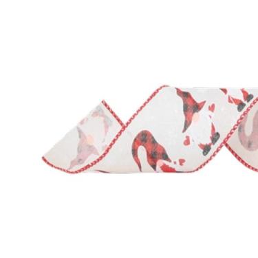 Imagem de Fita Decorativa Natal Juta kringle 6,3cmx9,14 - 1 Unidade - Cromus - R