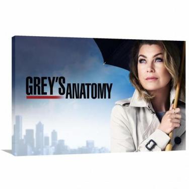 Imagem de Quadro decorativo Greys Anatomy - Tela em Tecido - Wall Frame