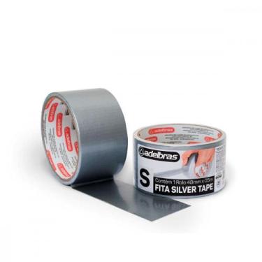 Imagem de Fita Silver Tape Adelbras 48 X  5M Cinza  803080001