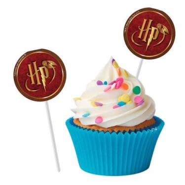 Imagem de Topper Para Docinhos Festa Harry Potter - 8 unidades - Festcolor -  Fe