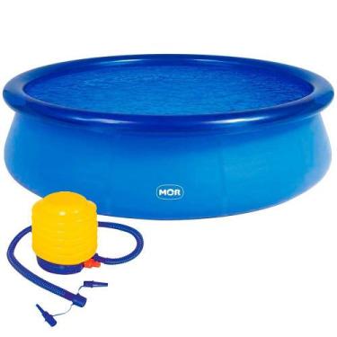 Imagem de Piscina Redonda 4.600 Litros Inflável Splash Fun Mor + Inflador